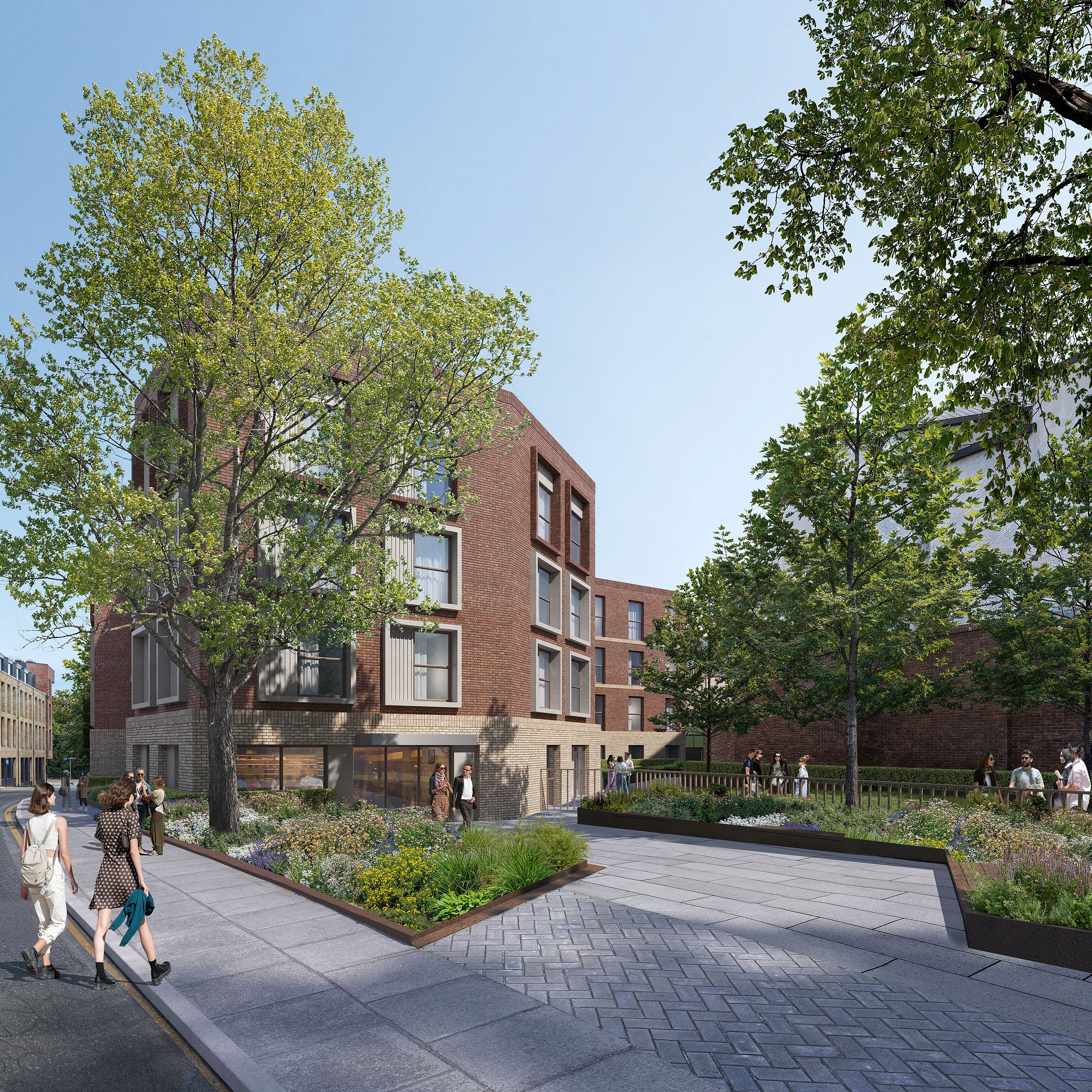 Mary Arches entrance and planting, design and access image